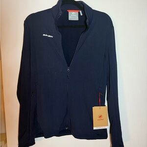 Mammut Navy Full-Zip Performance Jacket – Size M, New with Tags